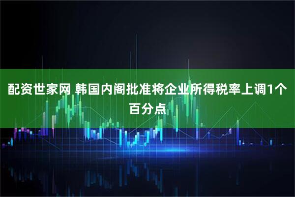 配资世家网 韩国内阁批准将企业所得税率上调1个百分点