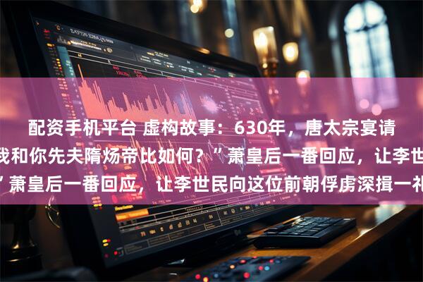 配资手机平台 虚构故事：630年，唐太宗宴请萧皇后，酒酣时问：“我和你先夫隋炀帝比如何？”萧皇后一番回应，让李世民向这位前朝俘虏深揖一礼