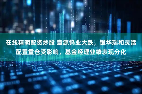 在线精明配资炒股 章源钨业大跌，银华瑞和灵活配置重仓受影响，基金经理业绩表现分化