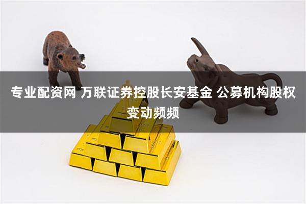 专业配资网 万联证券控股长安基金 公募机构股权变动频频